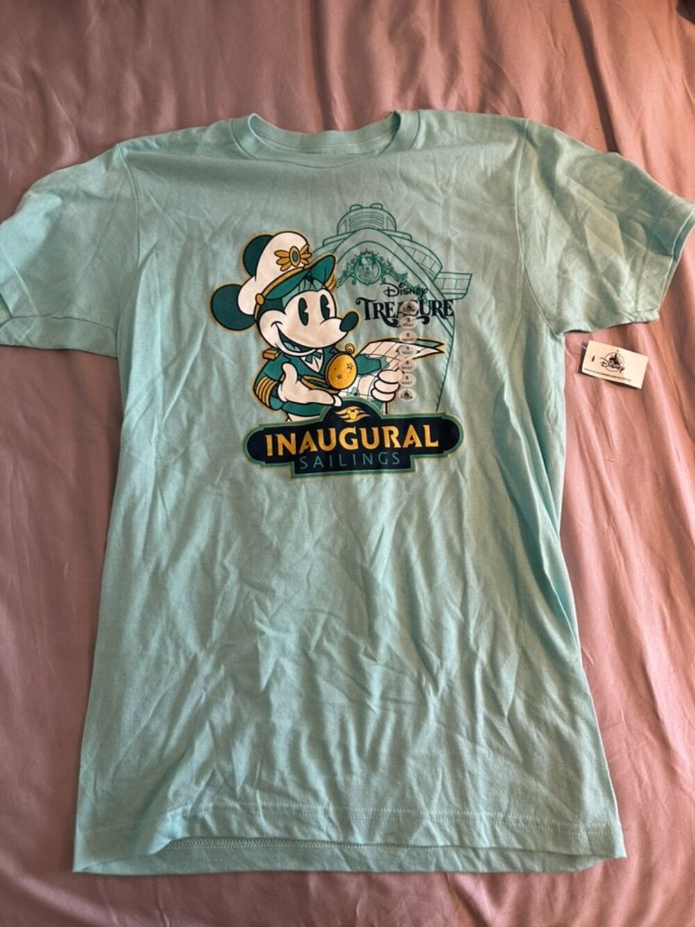 Disney Cruise Line Disney Treasure Inaugural Sailings Captain Mickey T-Shirt